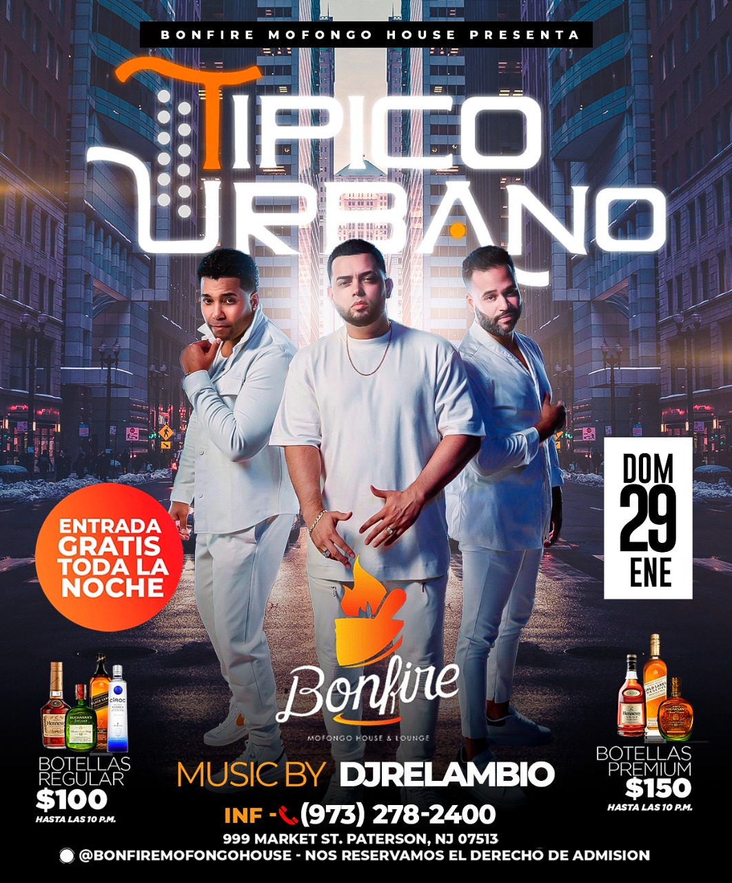 Buy tickets for Tipico Urbano Tipico Urbano