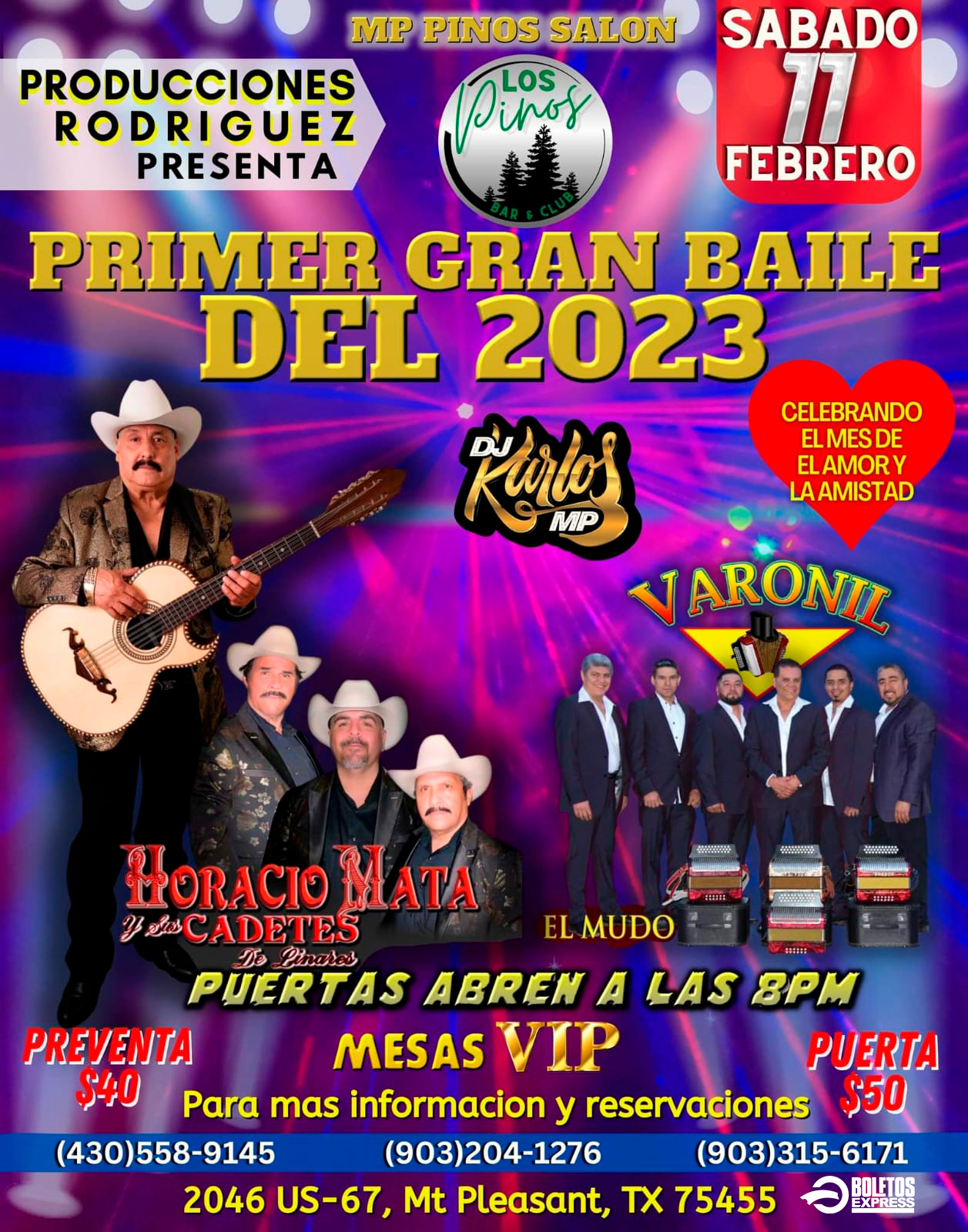 Buy tickets for HORACIO MATA Y SUS CADETES DE LINARES HORACIO MATA Y SUS CADETES DE LINARES