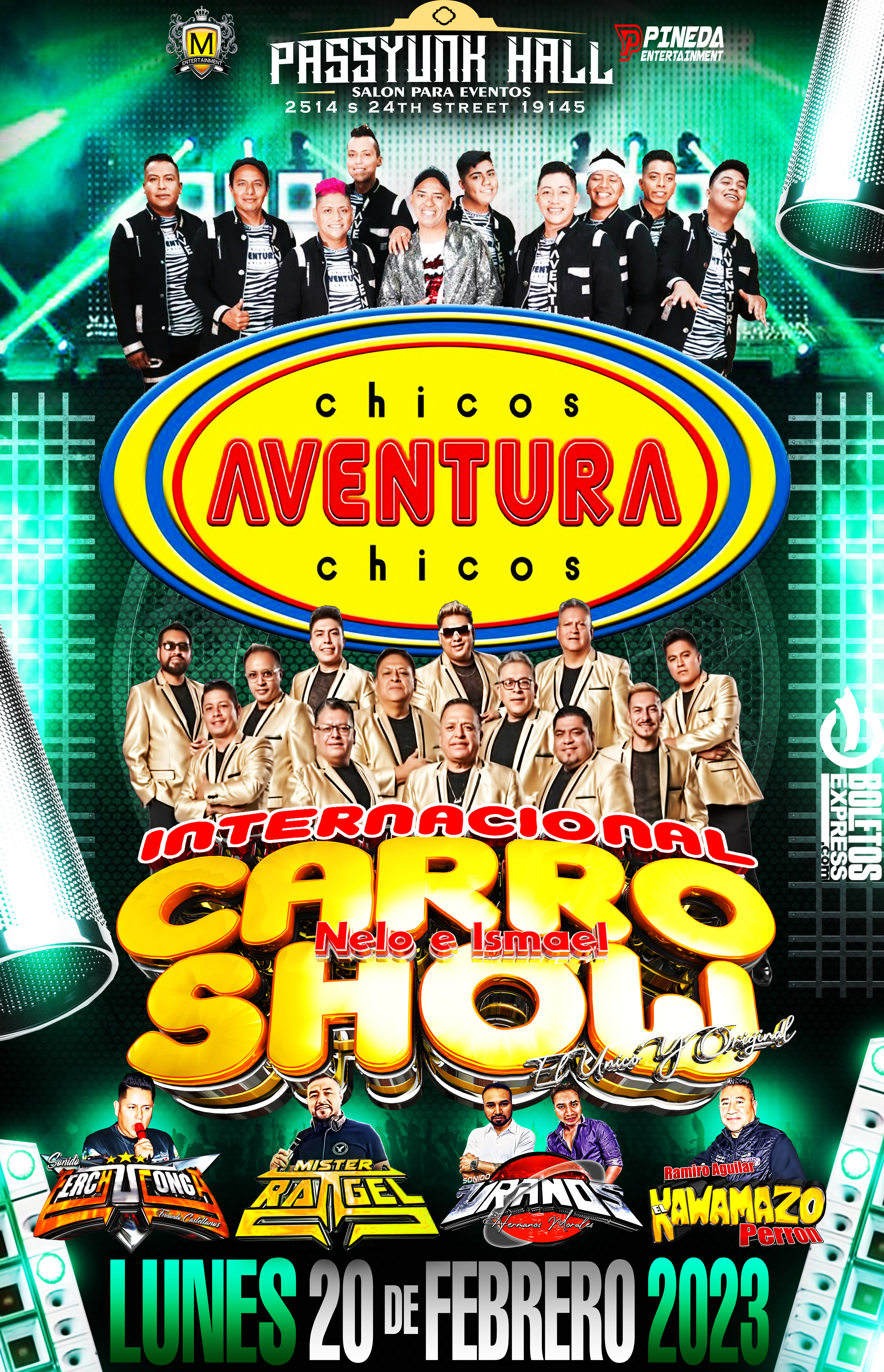 CHICOS AVENTURA & INTERNACIONAL CARRO SHOW