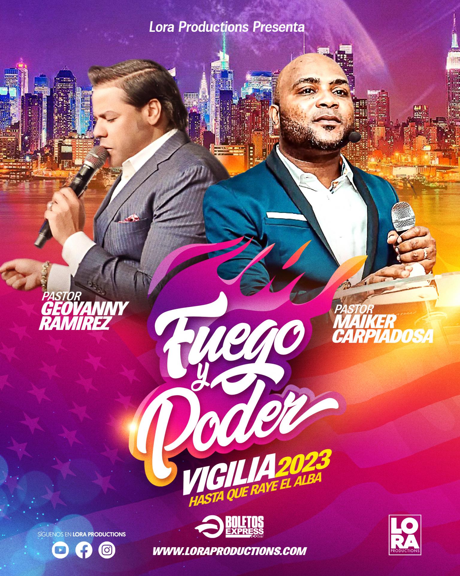 Buy tickets for PASTOR GEOVANNY RAMIREZ & PASTOR MAIKER CARPIADOSA PASTOR GEOVANNY RAMIREZ & PASTOR MAIKER CARPIADOSA