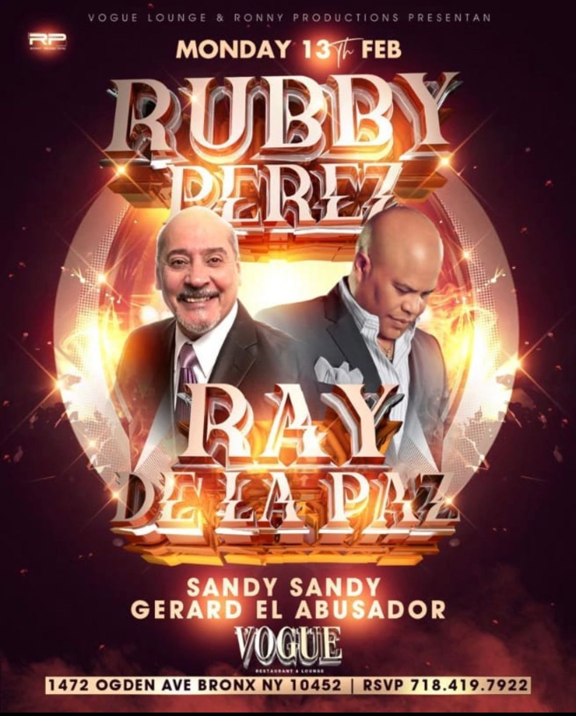 Fiesta de los enamorados con Ray De La Paz & Rubby Perez