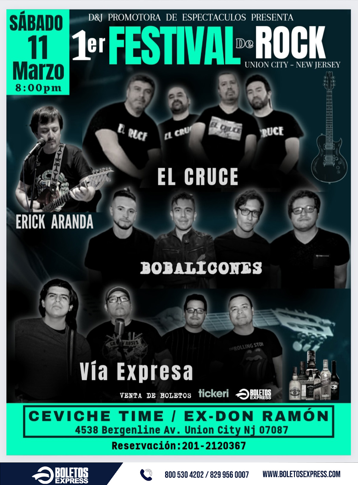1er  FESTIVAL DE ROCK  en Union City Nj 07087