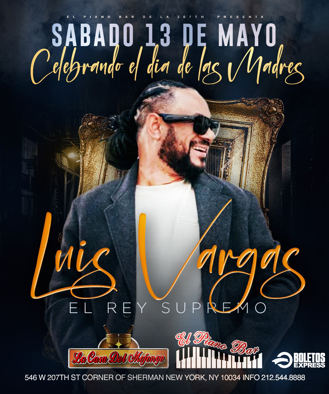 Buy tickets for LUIS VARGAS LUIS VARGAS