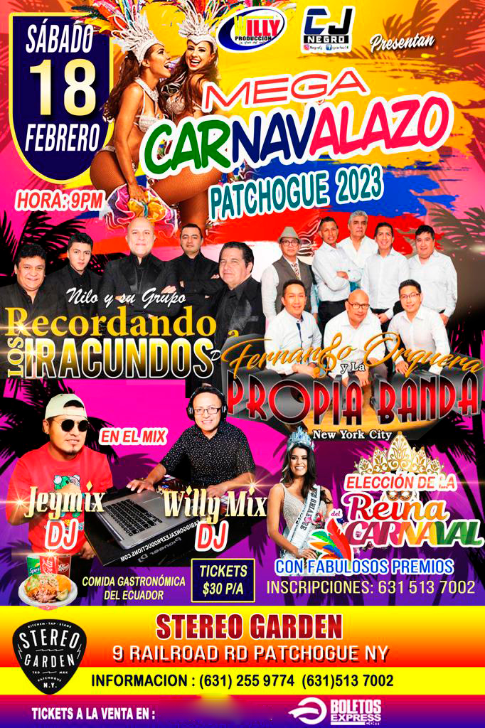 Buy tickets for MEGA CARNAVALAZO 2023 EN LONG ISLAND MEGA CARNAVALAZO 2023 EN LONG ISLAND