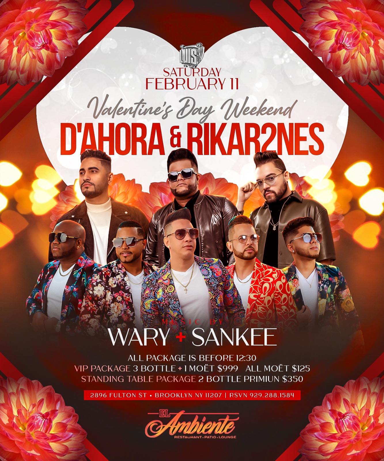 Buy tickets for Valentines Day Weekend Grupo De Ahora & Rikar2nes En Vivo Valentines Day Weekend Grupo De Ahora & Rikar2nes En Vivo
