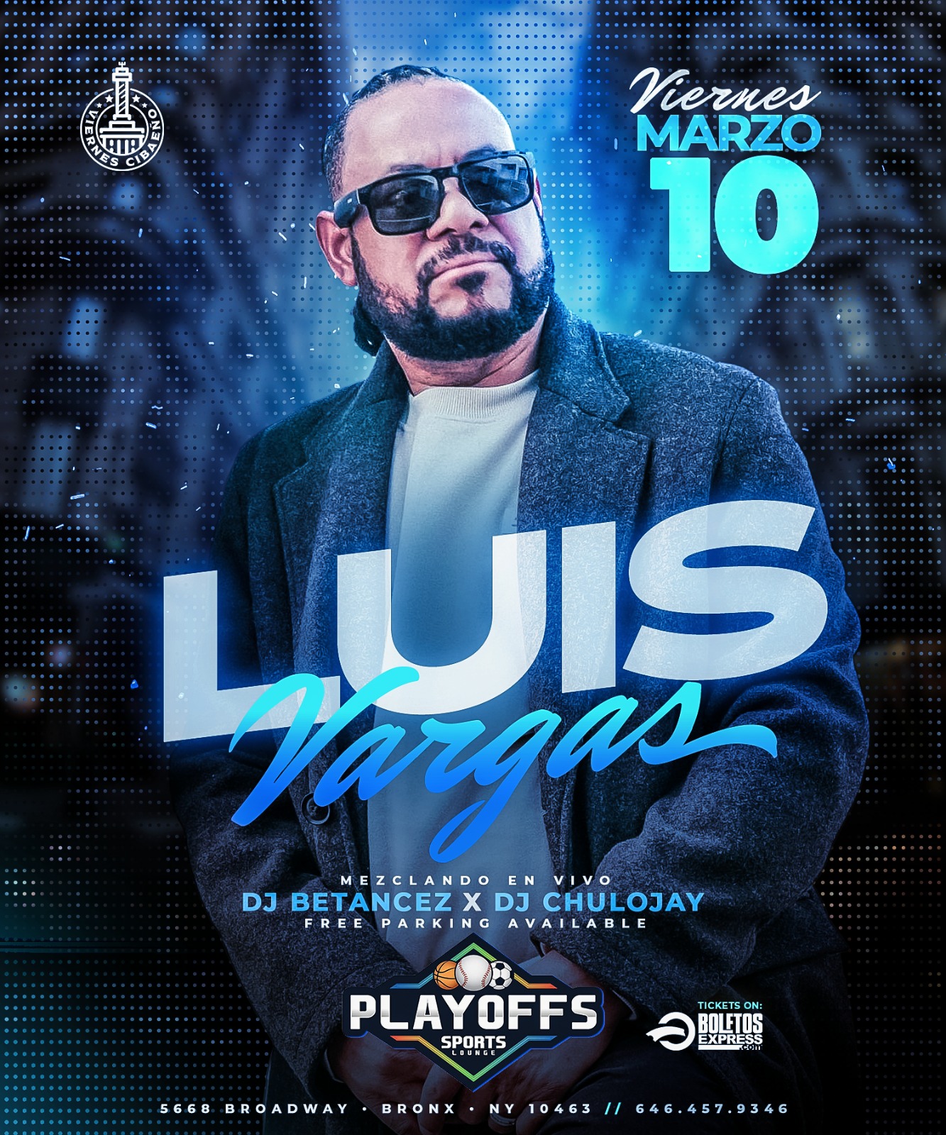 Buy tickets for Luis Vargas Luis Vargas