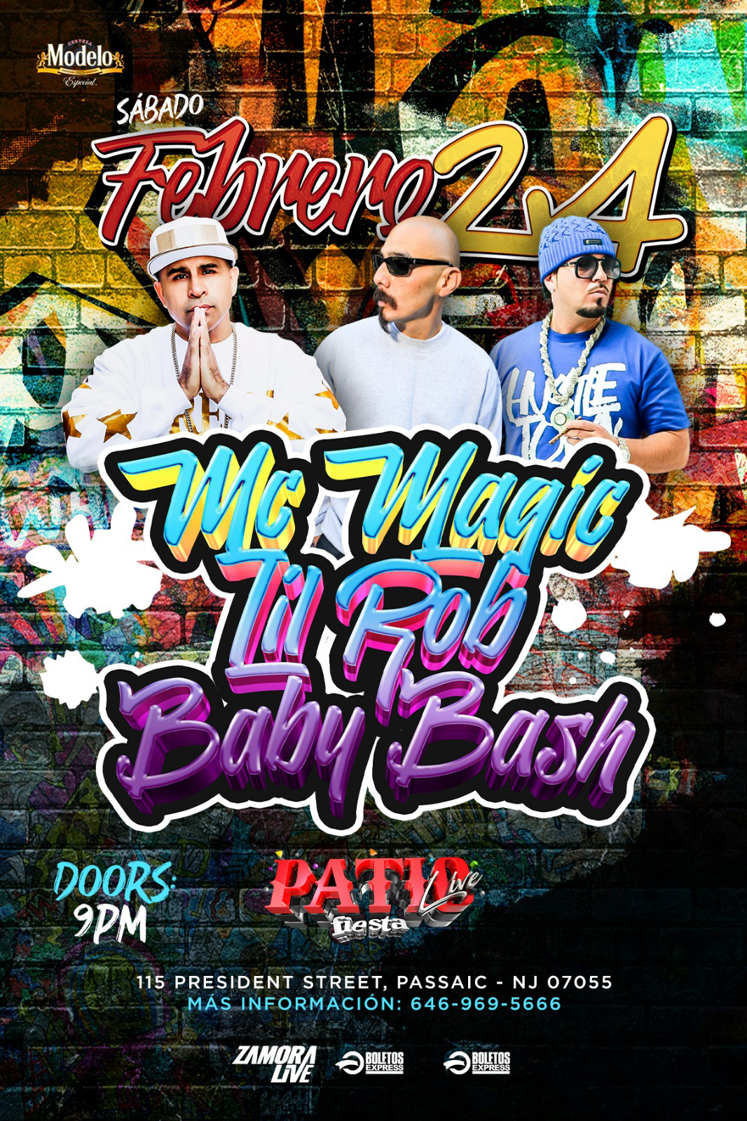 MC MAGIC, BABY BASH, LIL ROB Tickets BoletosExpress
