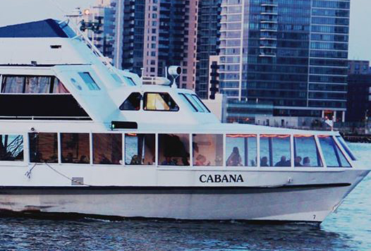 Latin Vibes Cabana Yacht NYC Party Saturday Sunset Cruise Skyport Marina