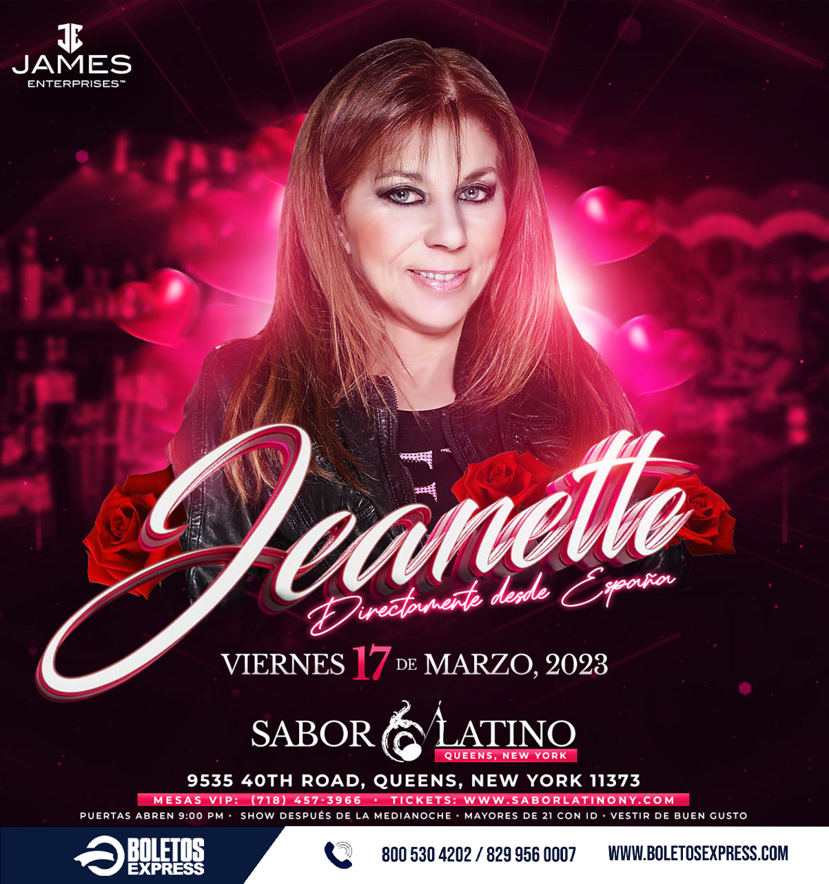 Buy tickets for JEANETTE ! NEW YORK JEANETTE ! NEW YORK