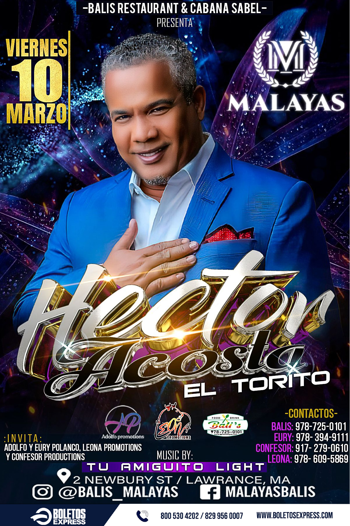 Buy tickets for HECTOR ACOSTA EL TORITO HECTOR ACOSTA EL TORITO