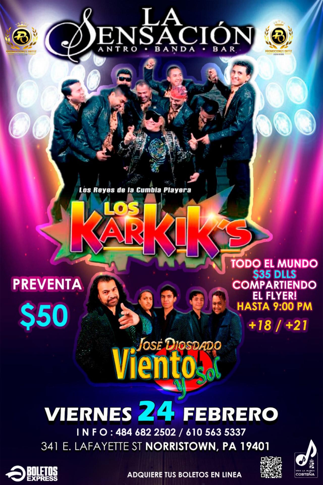 Buy tickets for LOS KARKIS LOS KARKIS