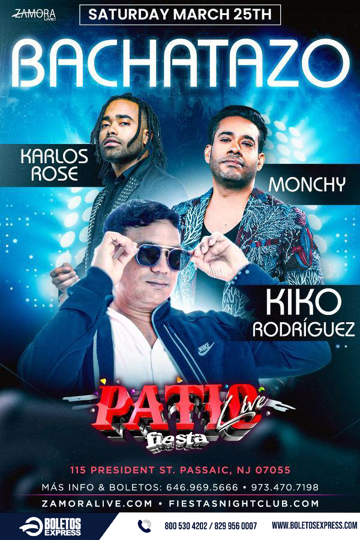 KIKO RODRIGUEZ, MONCHY, KARLOS ROSE