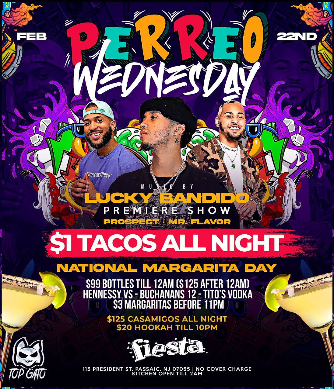 Buy tickets for PERREO WEDNESDAY, MUSIC BY DJ LUCKY BANDIDO * PROSPECT * MR. FLAVOR PERREO WEDNESDAY, MUSIC BY DJ LUCKY BANDIDO * PROSPECT * MR. FLAVOR