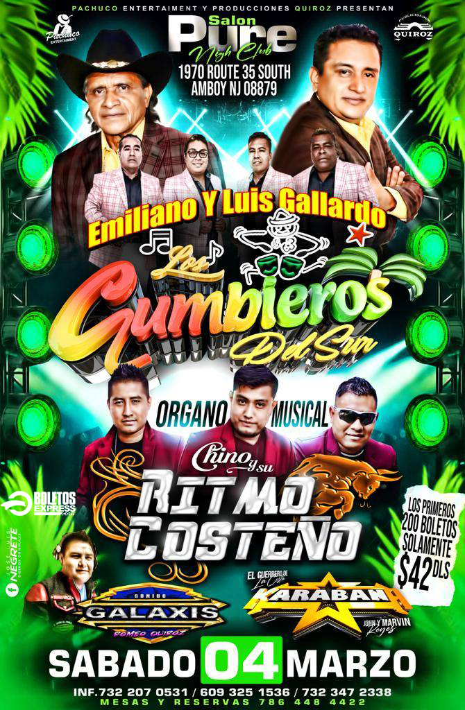 LOS CUMBIEROS DEL SUR & RITMO COSTEÑO