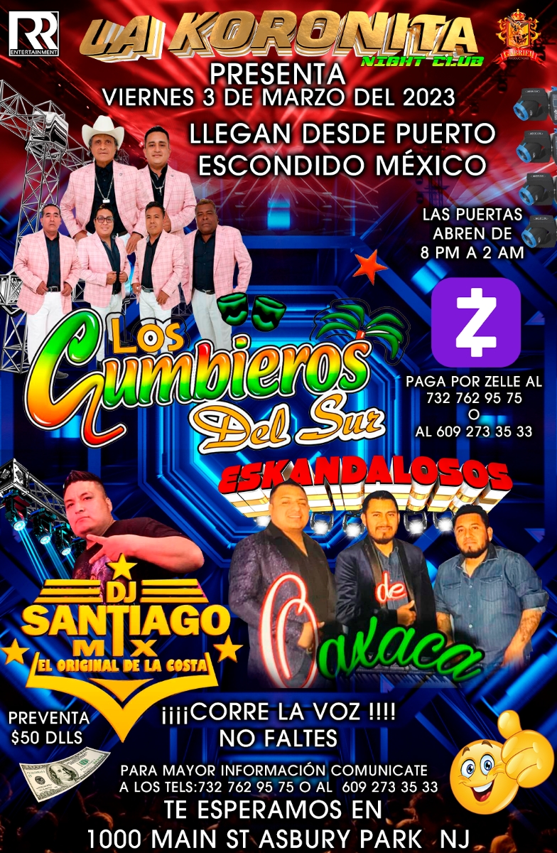 LOS CUMBIEROS DEL SUR & ESKANDALOSOS DE OAXACA