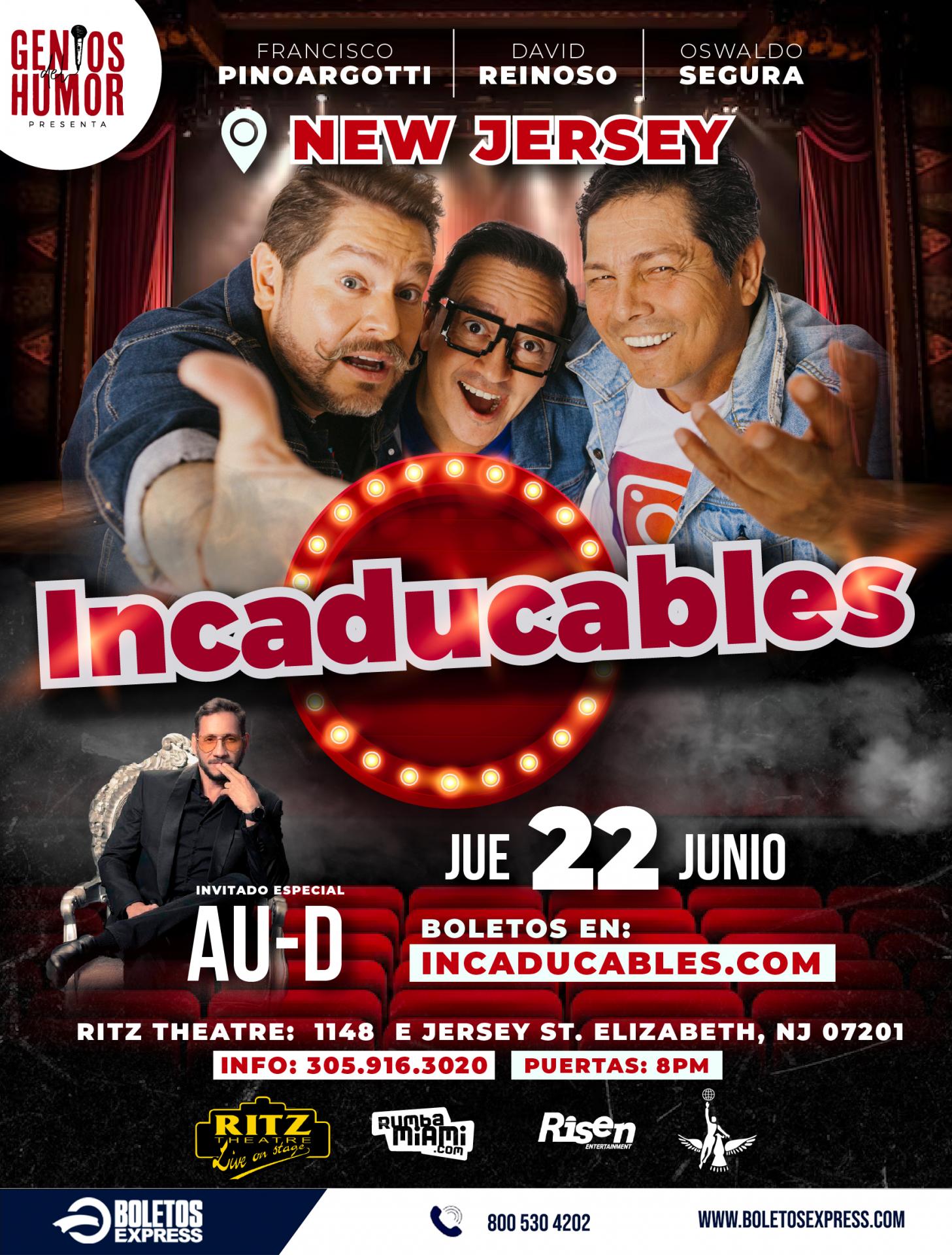 Buy tickets for INCADUCABLES - HUMOR QUE NO EXPIRA INCADUCABLES - HUMOR QUE NO EXPIRA