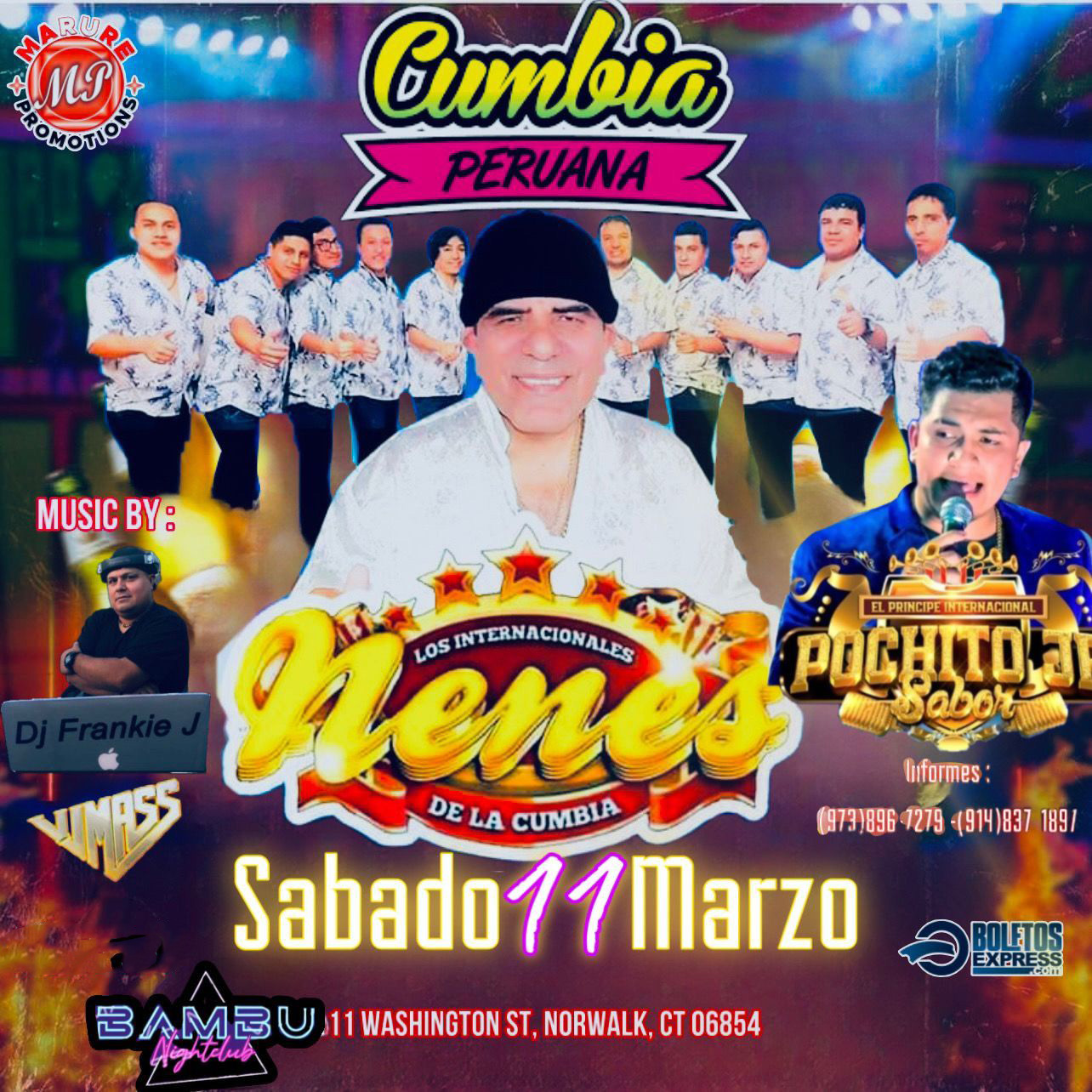 LOS NENES DE LA CUMBIA EN NORWALK CONNECTICUT