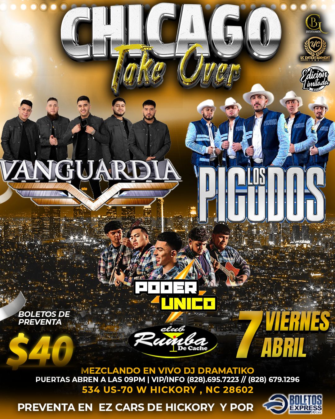 Vanguardia, Los Picudos, Poder Unico