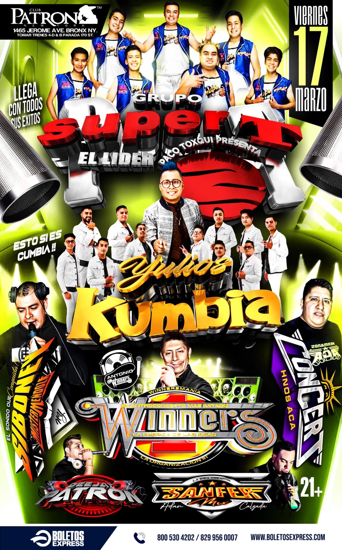 GRUPO SUPER T | YULIOS KUMBIA | SONIDO WINNDERS