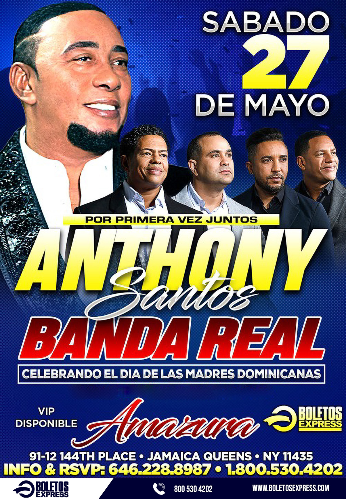 Buy tickets for ANTHONY SANTOS | BANDA REAL ANTHONY SANTOS | BANDA REAL