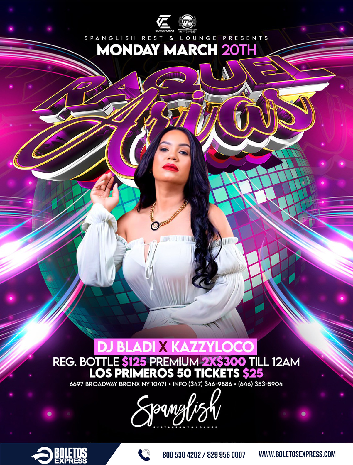 Buy tickets for RAQUEL ARIAS RAQUEL ARIAS