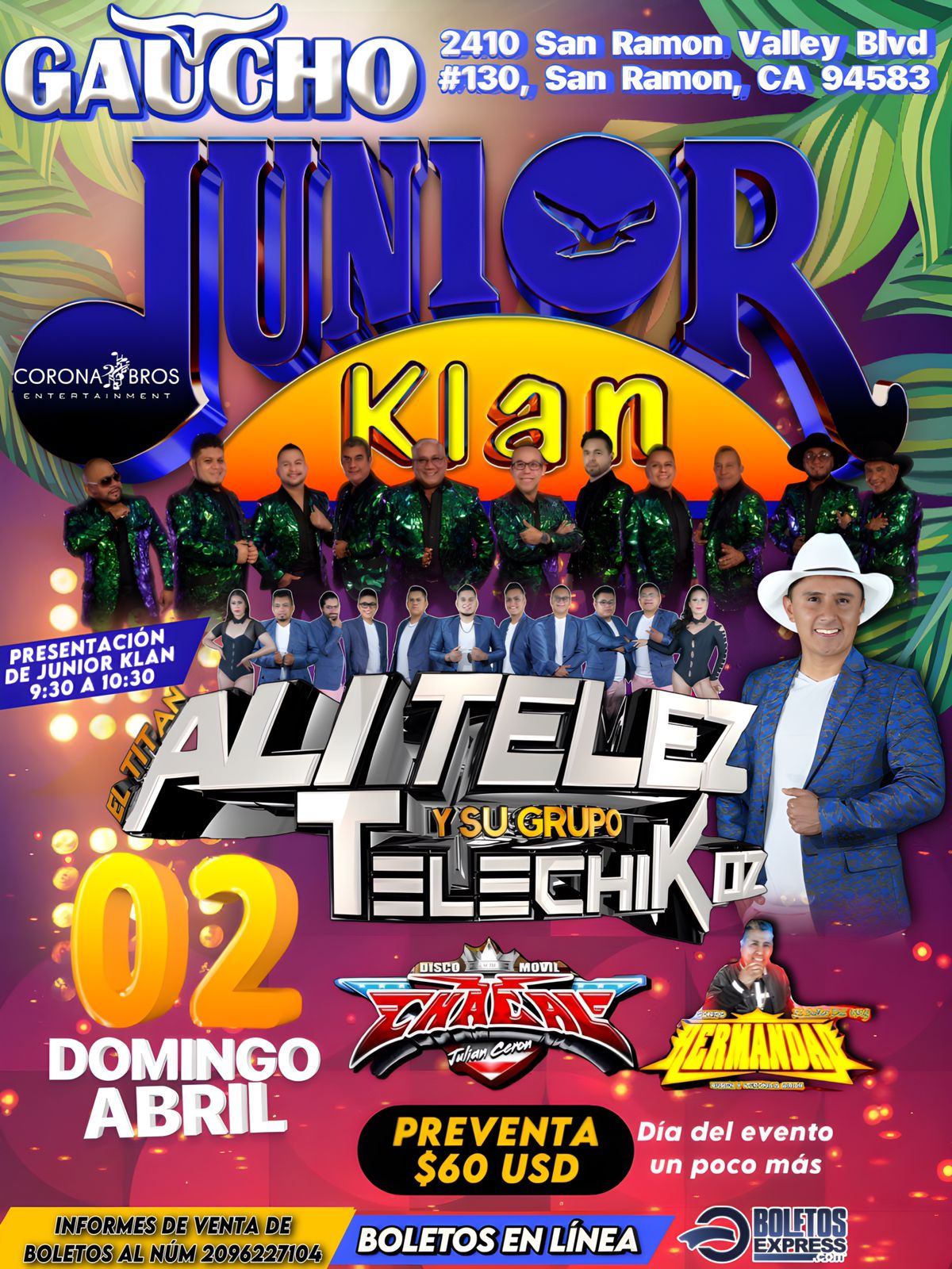 JUNIOR KLAN & ALITELEZ Y SU GRUPO TELECHIKOZ