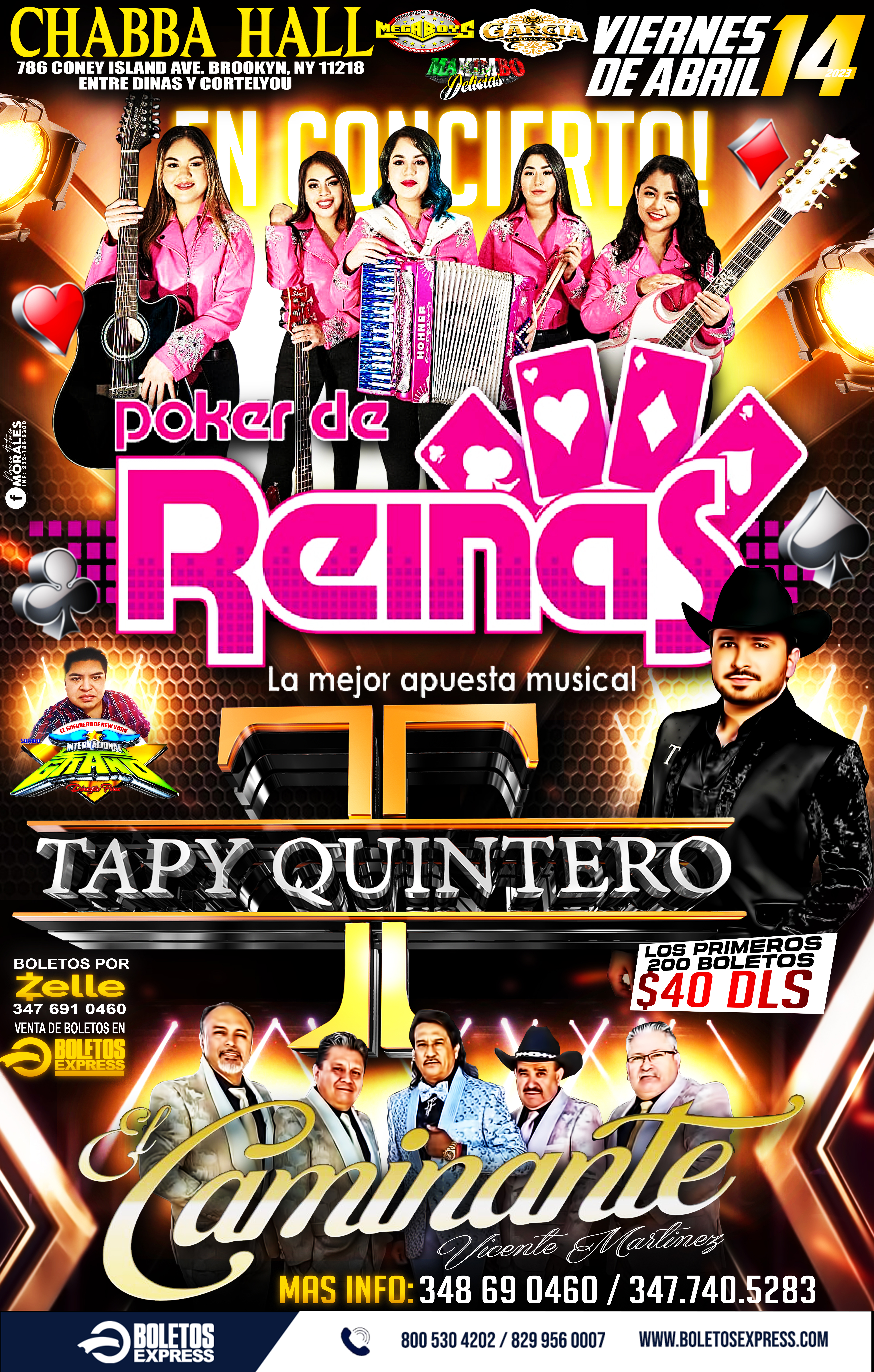 Buy tickets for POKER DE REINAS | TAPY QUINTERO | EL CAMINANTE POKER DE REINAS | TAPY QUINTERO | EL CAMINANTE