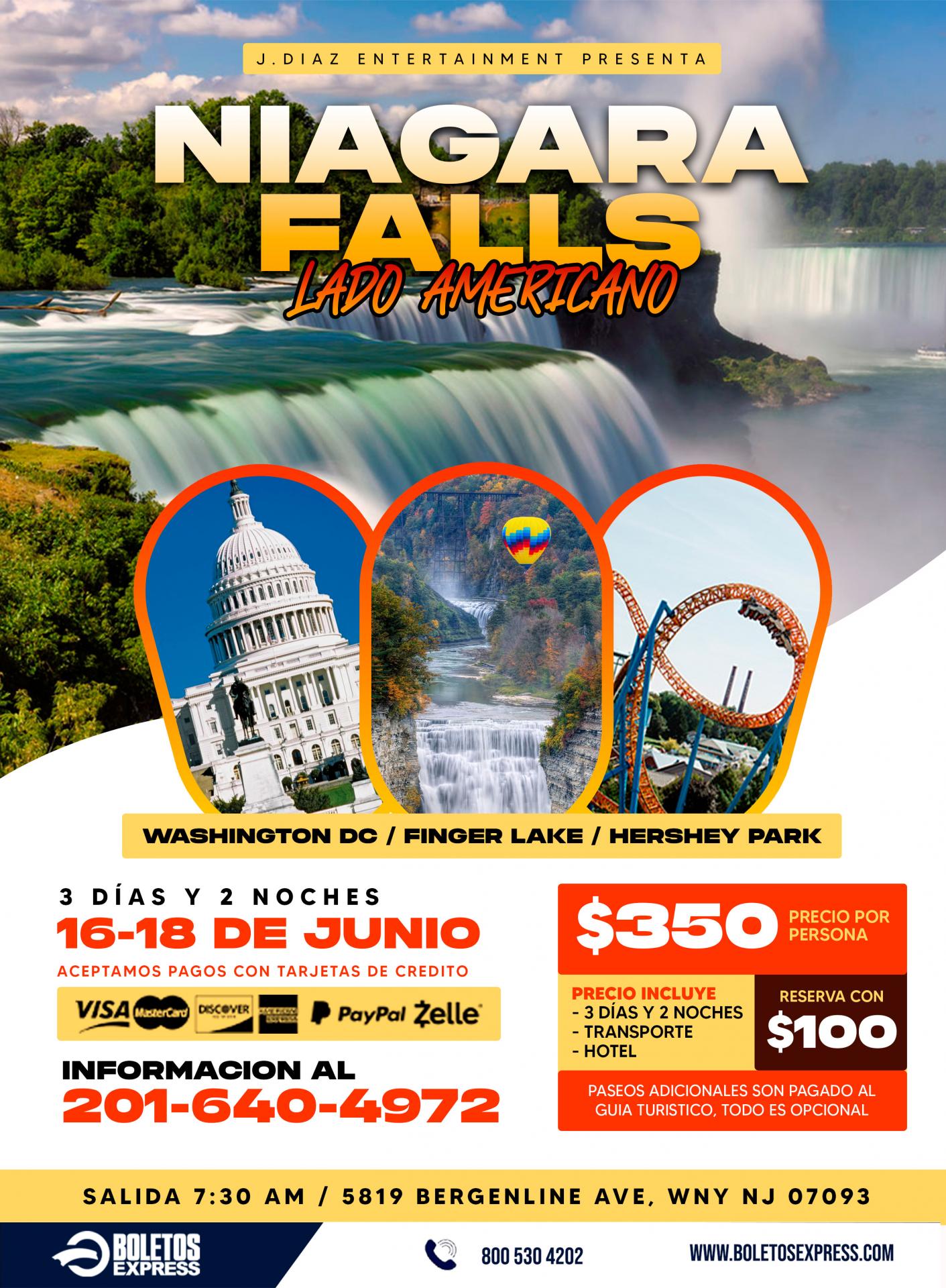 Buy tickets for NIAGARA FALLS | LADO AMERICANO NIAGARA FALLS | LADO AMERICANO