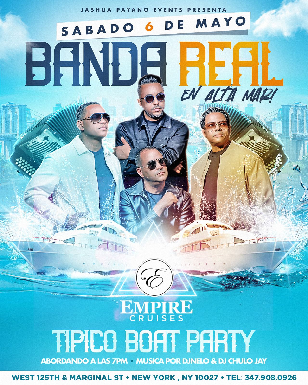 BANDA REAL | PRIMER BOAT PARTY EN NYC
