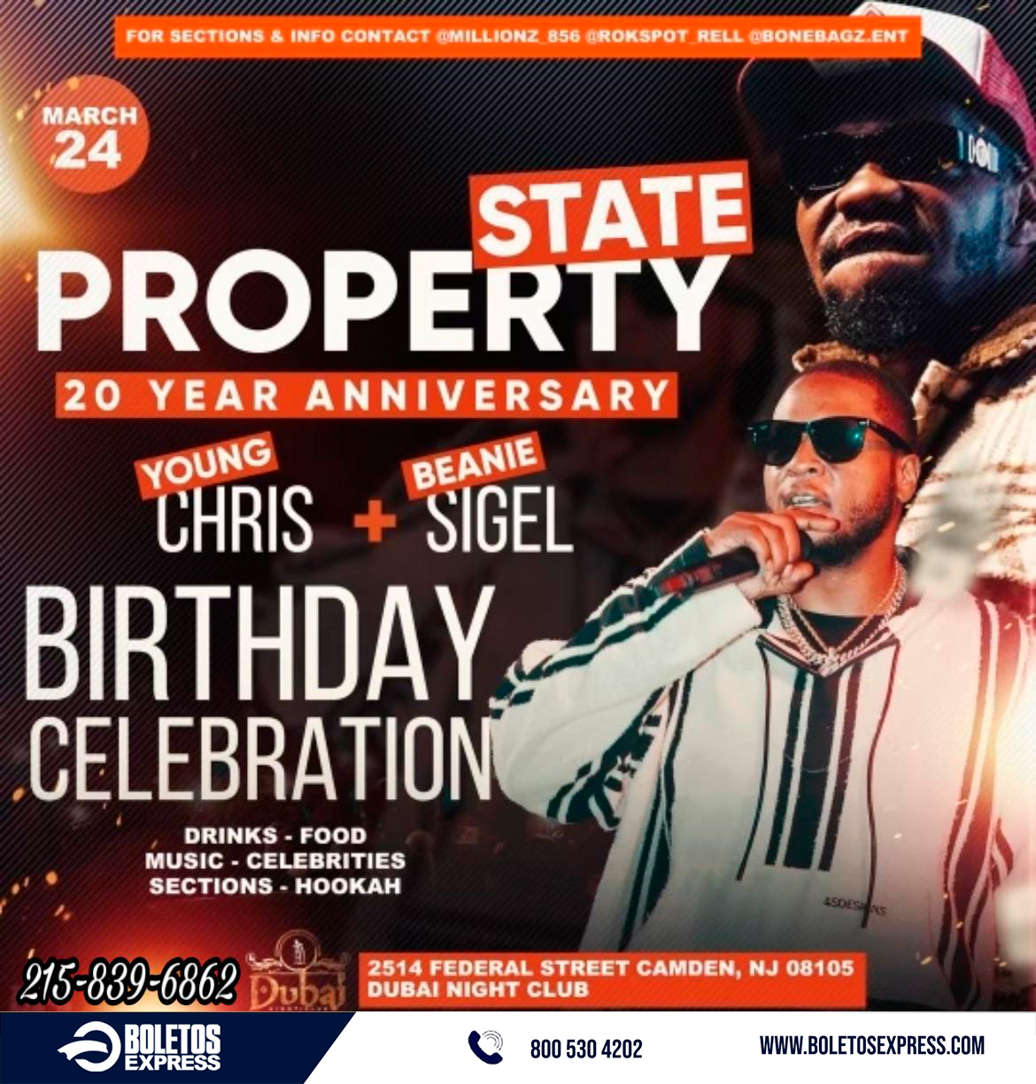 YOUNG CHRIS BEANIE SIGEL Tickets BoletosExpress