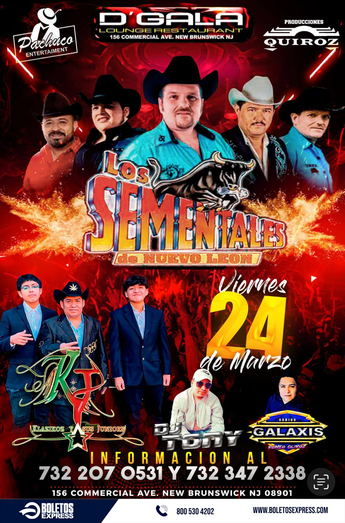 Buy tickets for LOS SEMENTALES DE NUEVO LEON LOS SEMENTALES DE NUEVO LEON