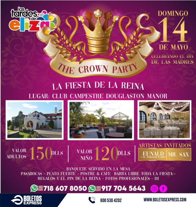 Buy tickets for THE CROWN PARTY THE CROWN PARTY