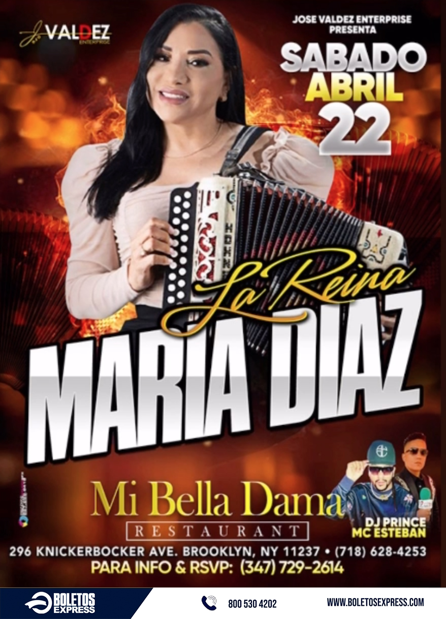 Buy tickets for LA REINA MARIA DIAZ LA REINA MARIA DIAZ