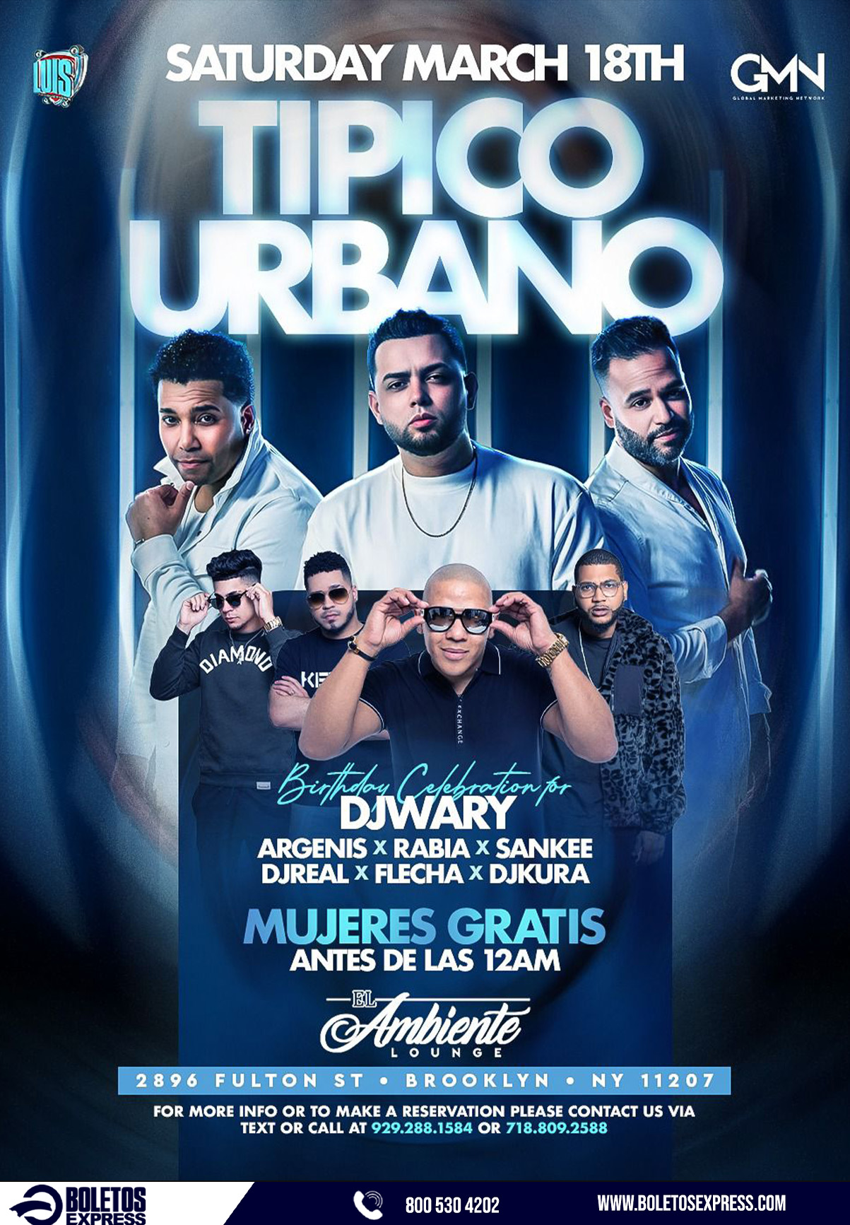 Buy tickets for Tipico Urbano En Vivo Tipico Urbano En Vivo