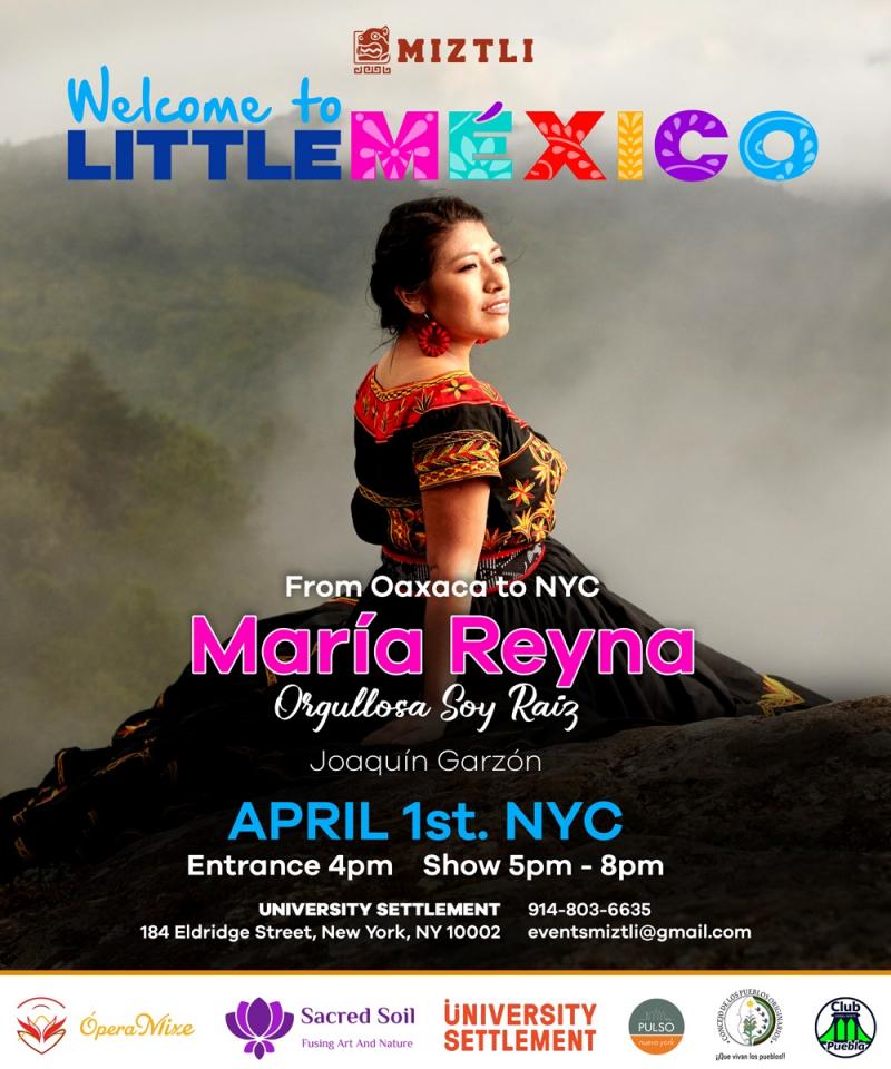 Maria Reyna Soprano Mixe NYC