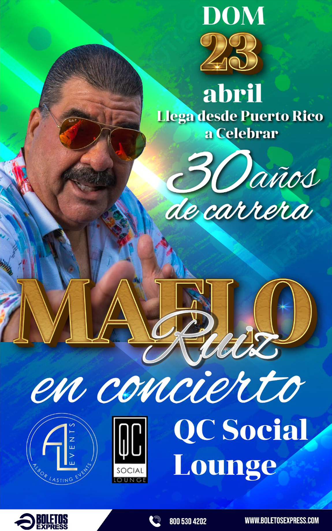 Buy tickets for MAELO RUIZ EN CONCIERTO MAELO RUIZ EN CONCIERTO