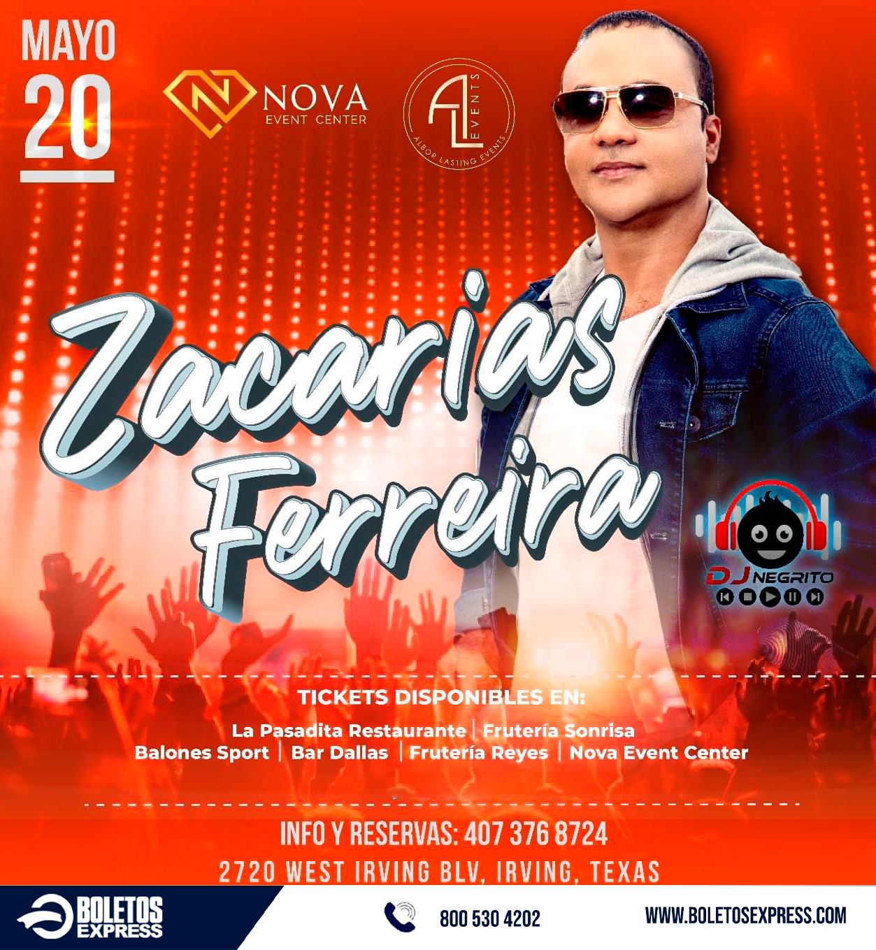 Buy tickets for ZACARIAS FERREIRA ZACARIAS FERREIRA