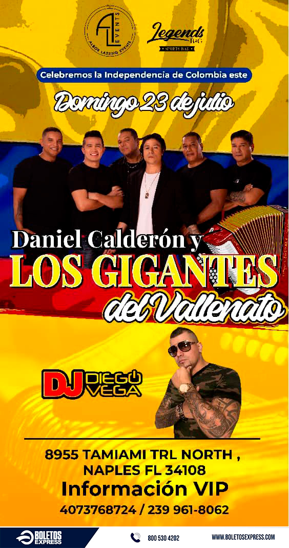 DANIEL CALDERON Y LOS GIGANTES DEL VALLENATO