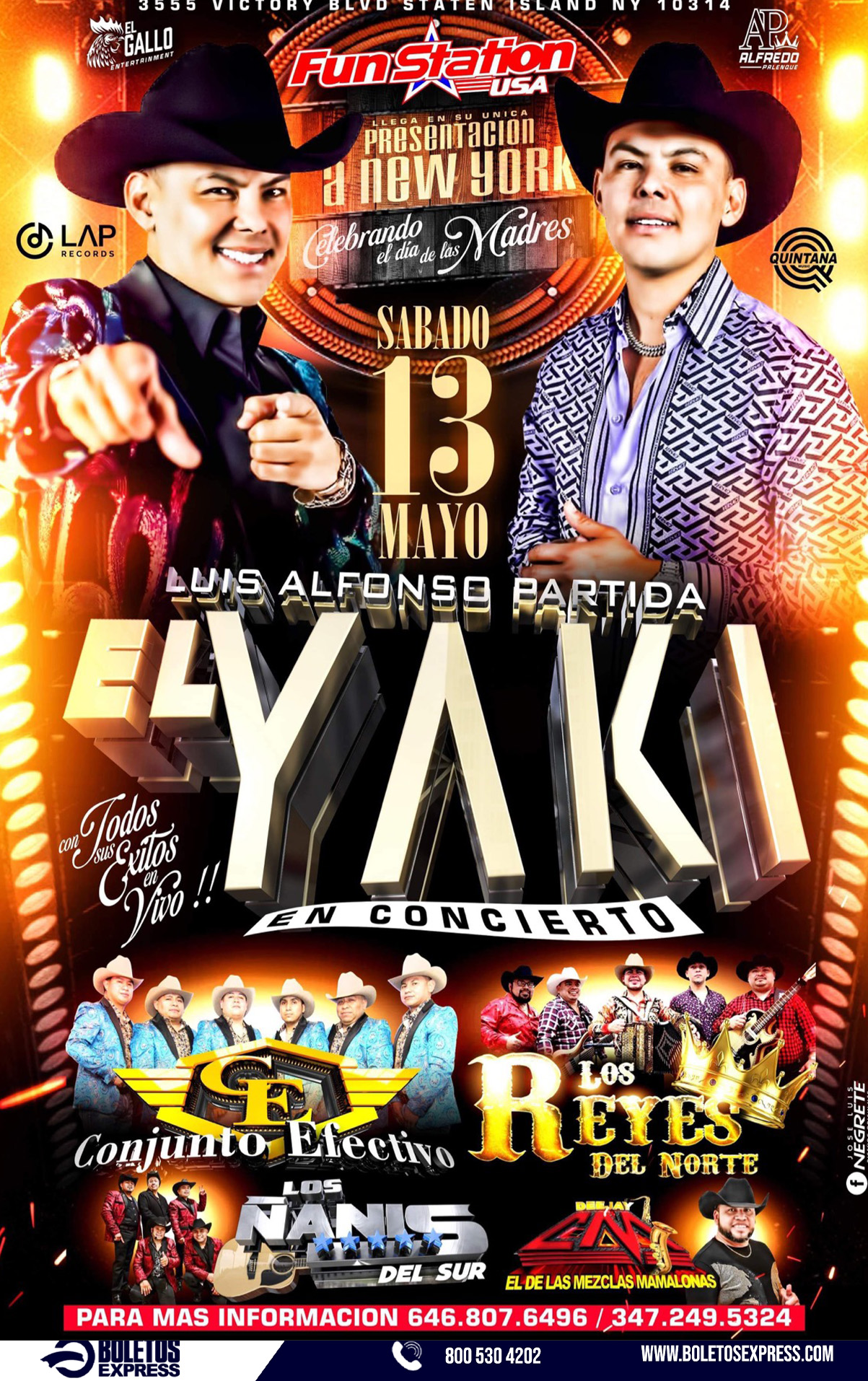 Luis Alfonso Partida El Yaki Tickets BoletosExpress