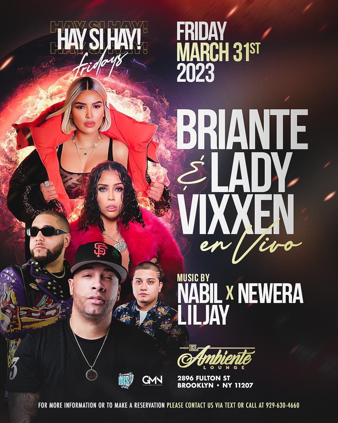 Buy tickets for Briante x Lady Vixxen En vivo Briante x Lady Vixxen En vivo