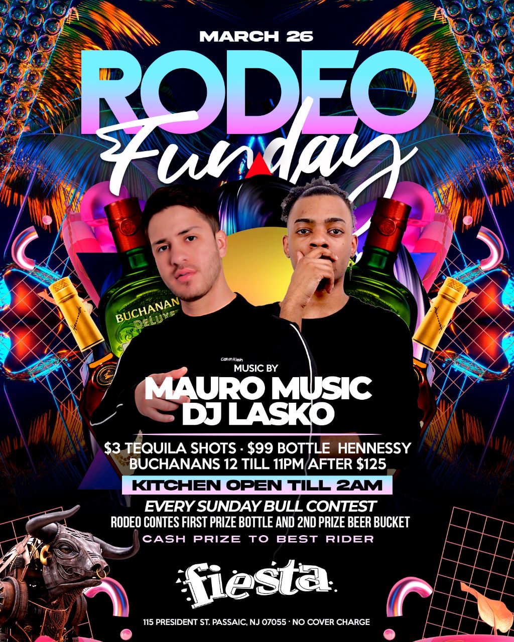 Buy tickets for RODEO FUNDAY, MUSIC BY: MAURO MUSIC * DJ LASKO RODEO FUNDAY, MUSIC BY: MAURO MUSIC * DJ LASKO