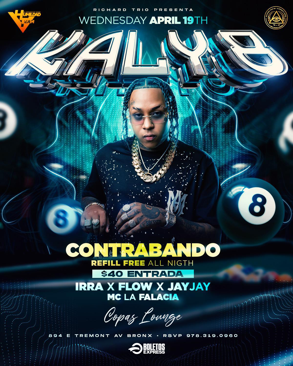 Buy tickets for KALY 8 KALY 8
