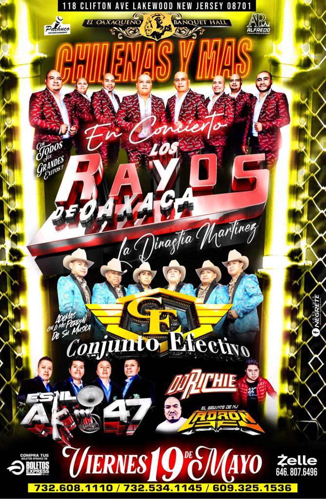 LOS RAYOS DE OAXACA CONJUNTO EFECTIVO Tickets BoletosExpress