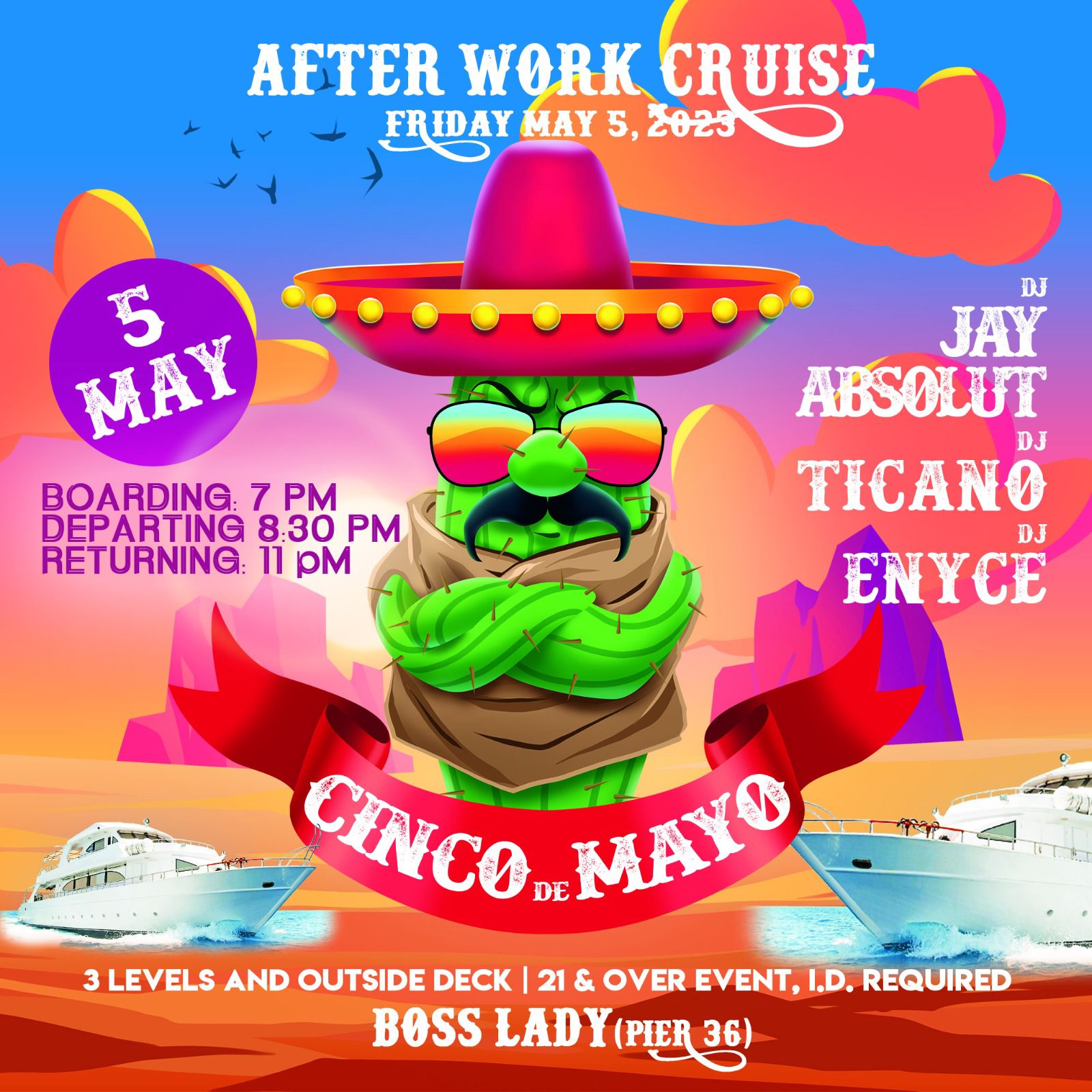 CINCO DE MAYO AFTER WORK CRUISE