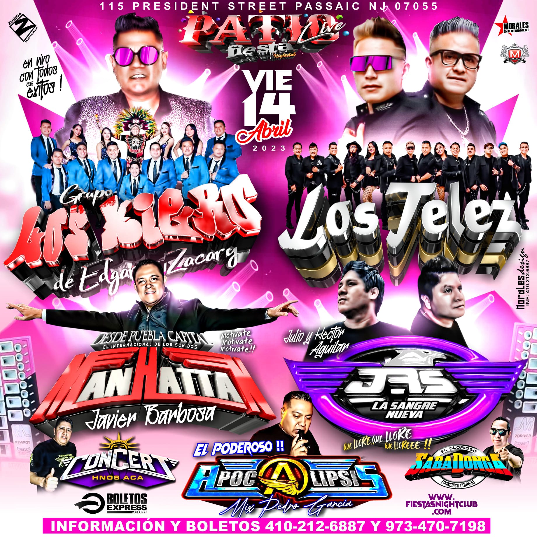 LOS KIERO, LOS TELEZ, SONIDO MANHATTAN, SONIDO JRS, SONIDO APOCALIPSIS, CONCERT,  SABADONGA