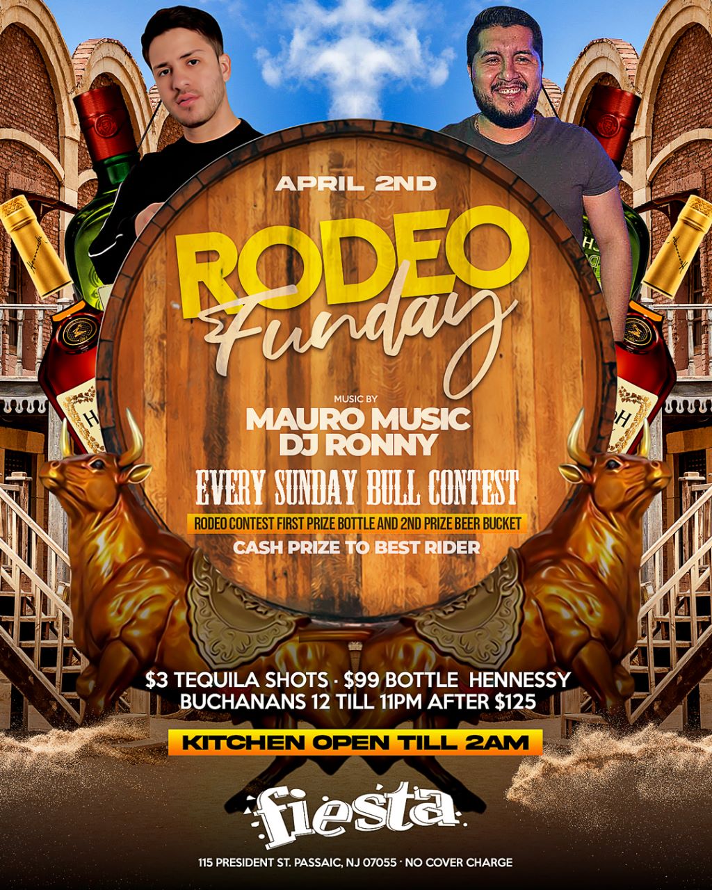 Buy tickets for RODEO FUNDAY, MUSIC BY: MUARO MUSIC, DJ RONNY RODEO FUNDAY, MUSIC BY: MUARO MUSIC, DJ RONNY