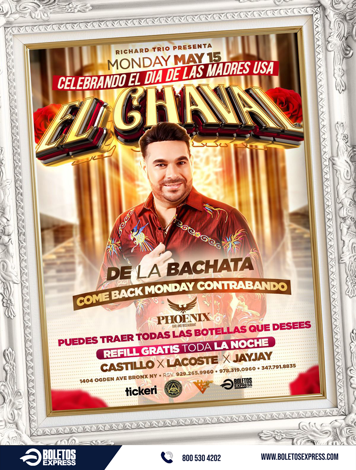 Buy tickets for EL CHAVAL DE LA BACHATA EL CHAVAL DE LA BACHATA