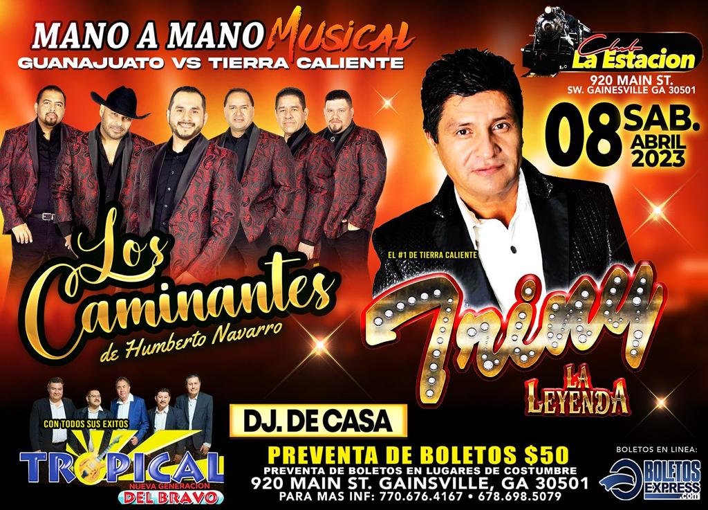 Buy tickets for LOS CAMINANTES | TRINY LA LEYENDA | TROPICAL DEL BRAVO LOS CAMINANTES | TRINY LA LEYENDA | TROPICAL DEL BRAVO