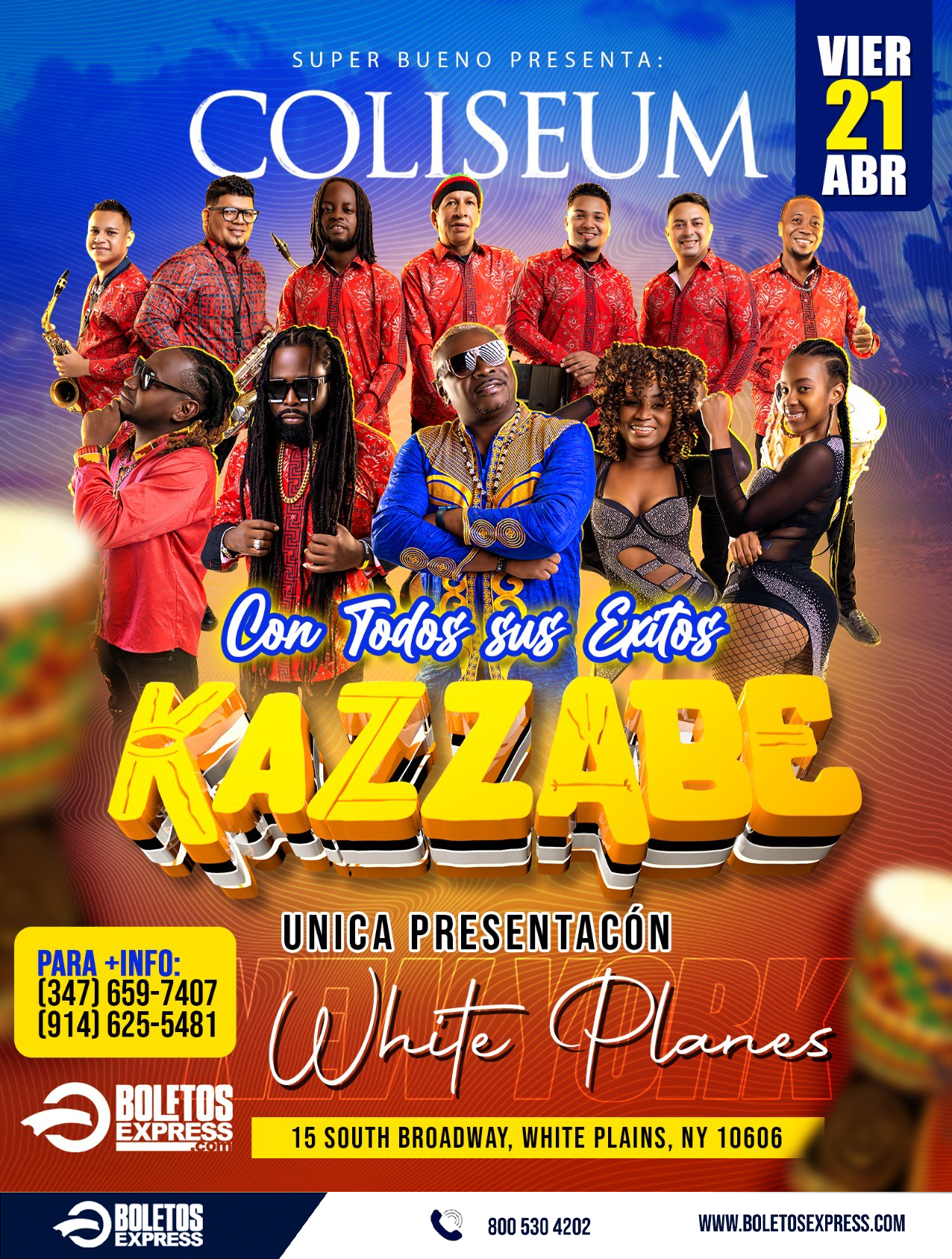 KAZZABE Tickets BoletosExpress