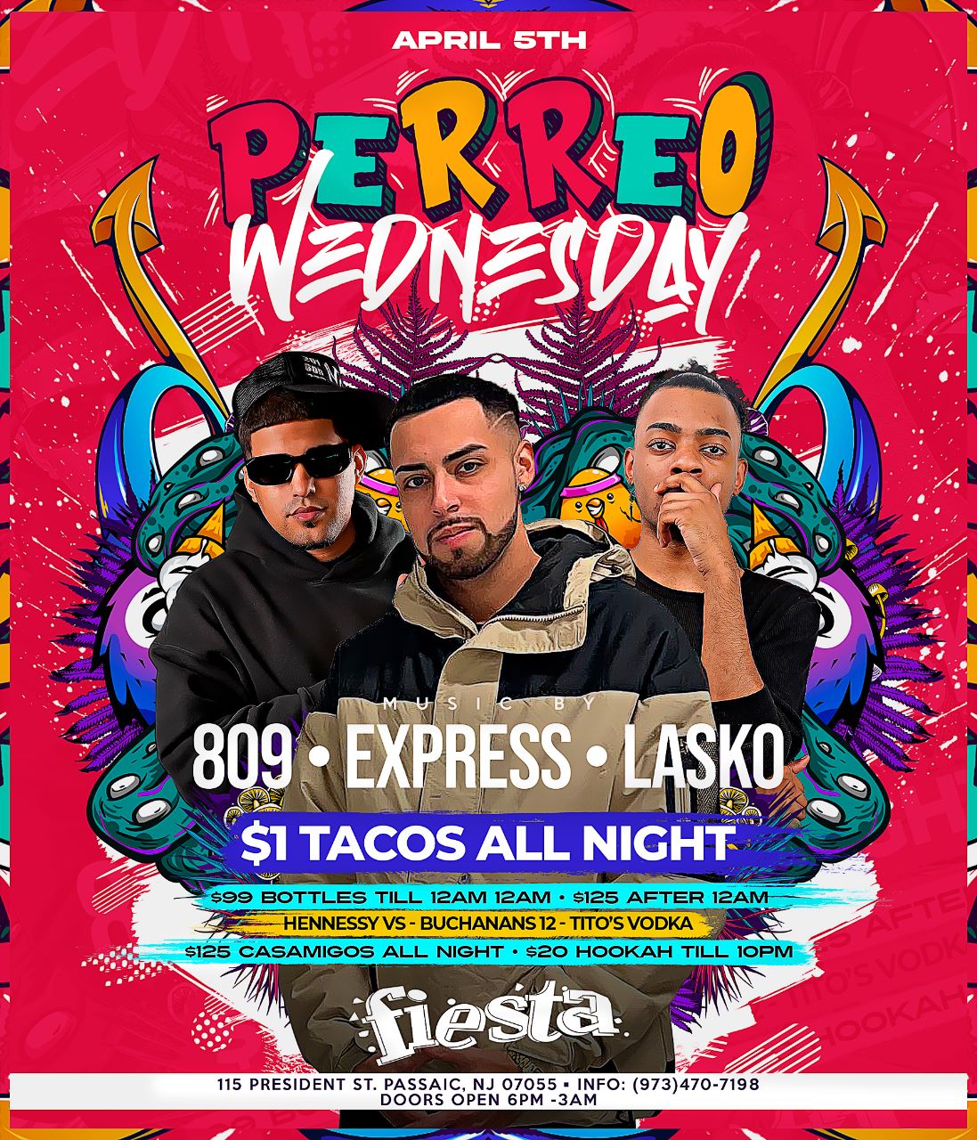 Buy tickets for PERREO WEDNESDAY, MUSIC BY: DJ 809, EXPRESS, LASKO PERREO WEDNESDAY, MUSIC BY: DJ 809, EXPRESS, LASKO
